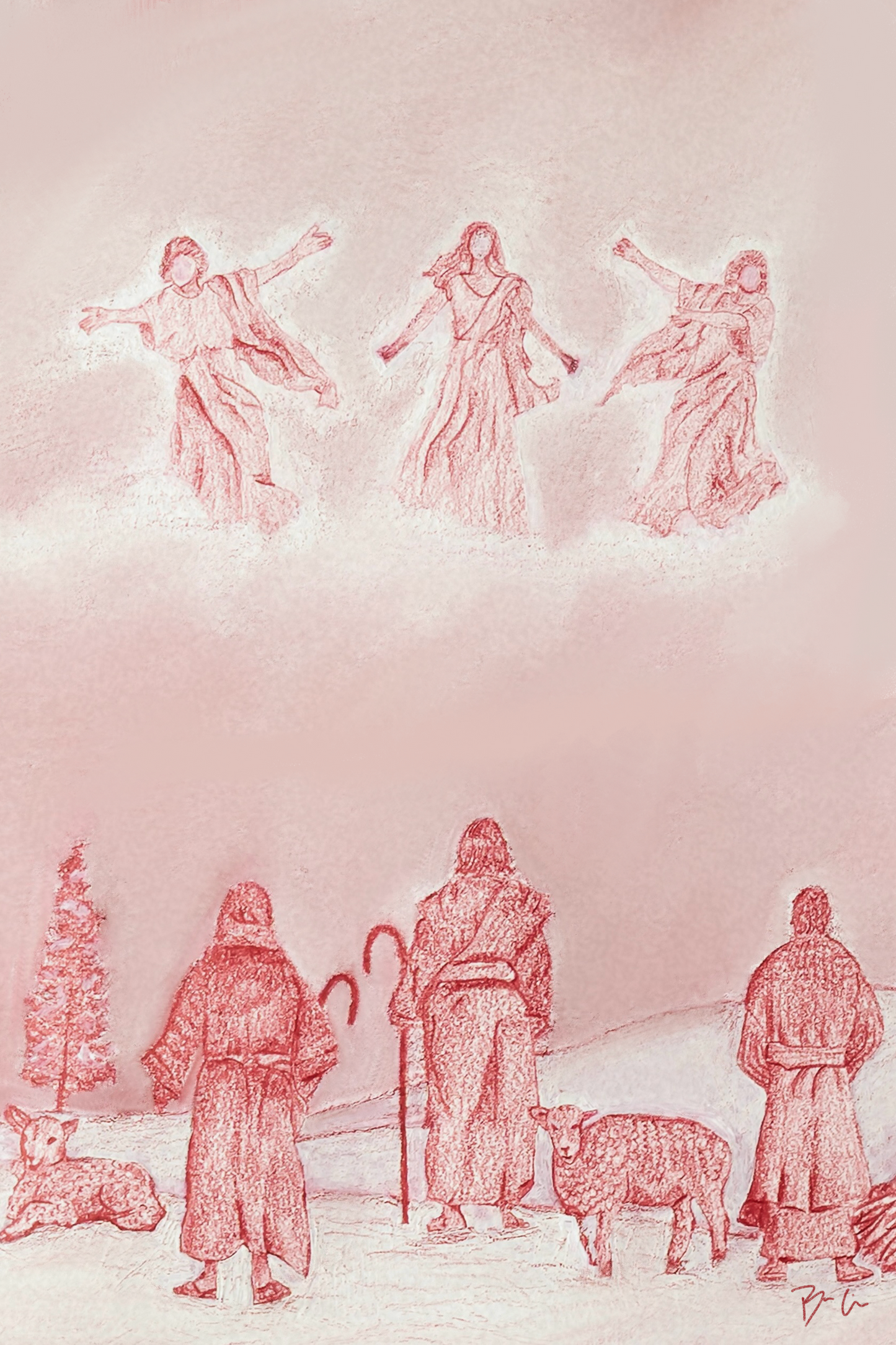 Ornaments; set of four