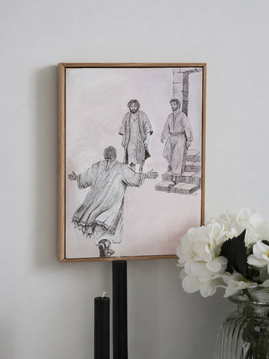Parable of the Prodigal Son and the Brother Original Art