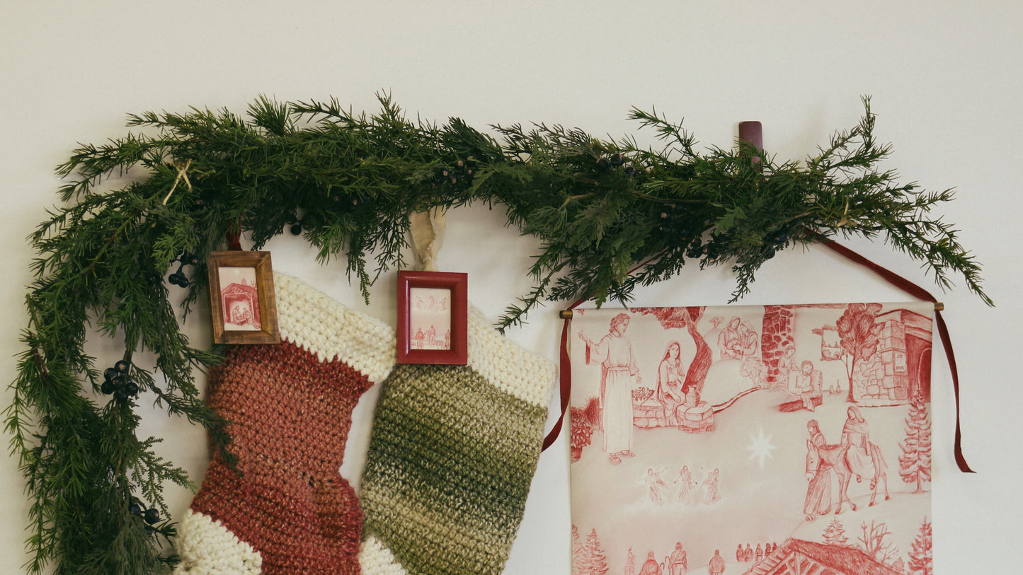 Ornaments; set of four